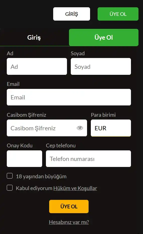 Registration Form